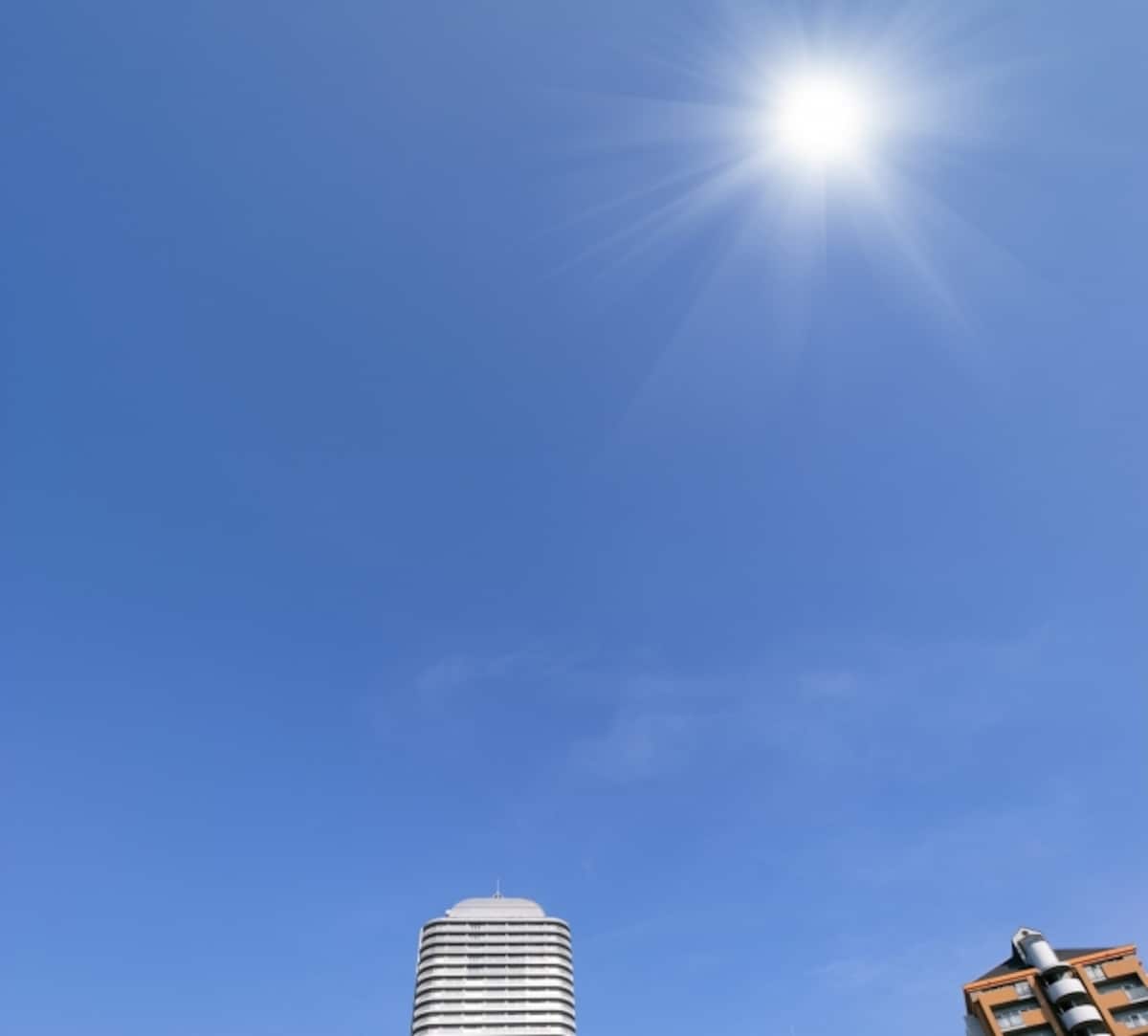 夏は最上階が最も暑くなります