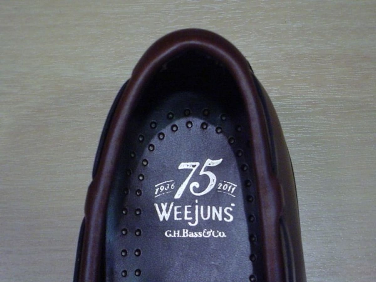Weejuns 75周年記念モデルのソックシート