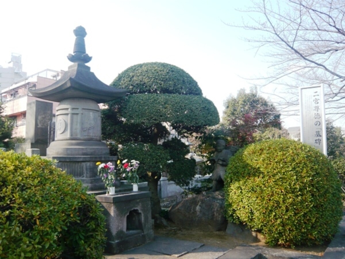二宮尊徳の墓石