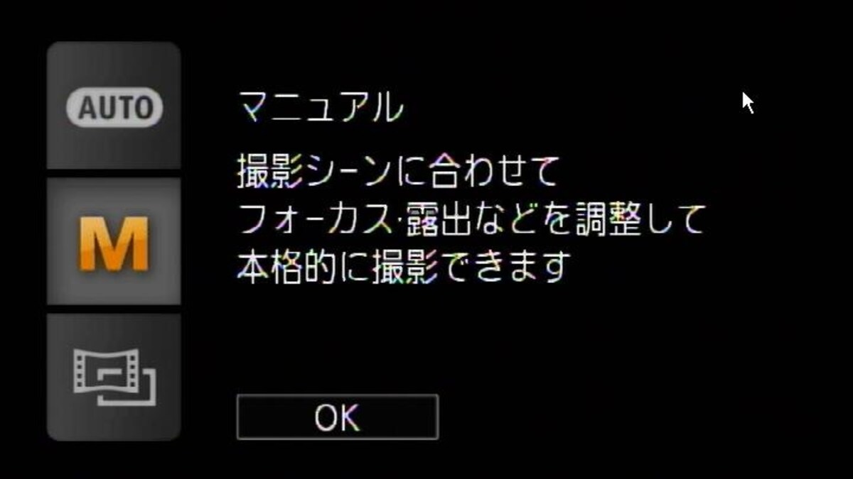 ビデオカメラ側では、MPEG-4形式で映像を記録する