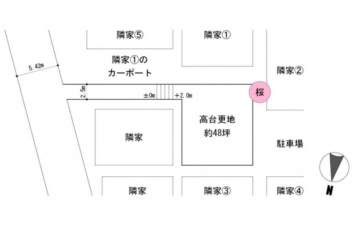 M邸付近見取図
