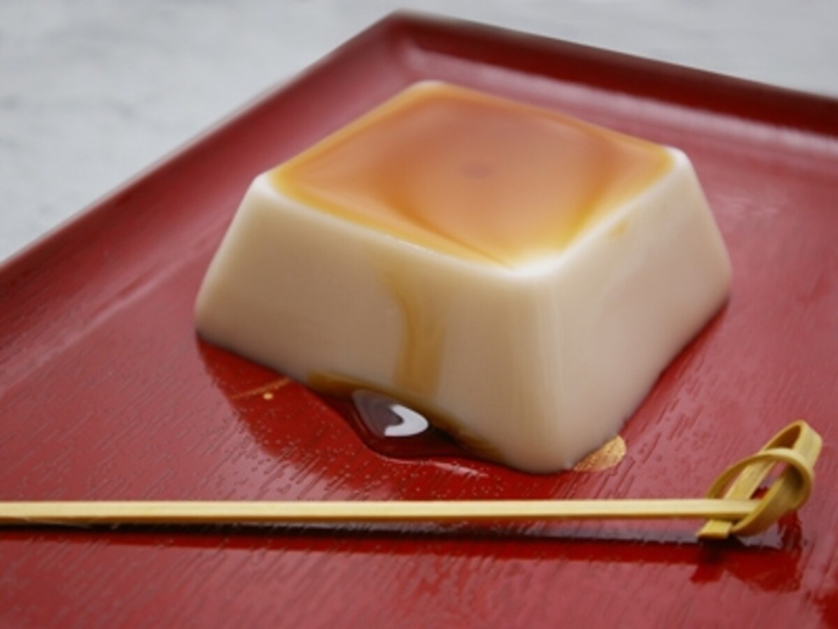 もと煉り　黒蜜がけ