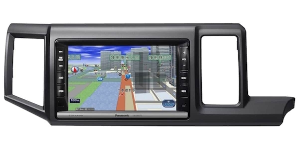 CN-L800STDはエアコン吹出口周囲まで一体のデザイン