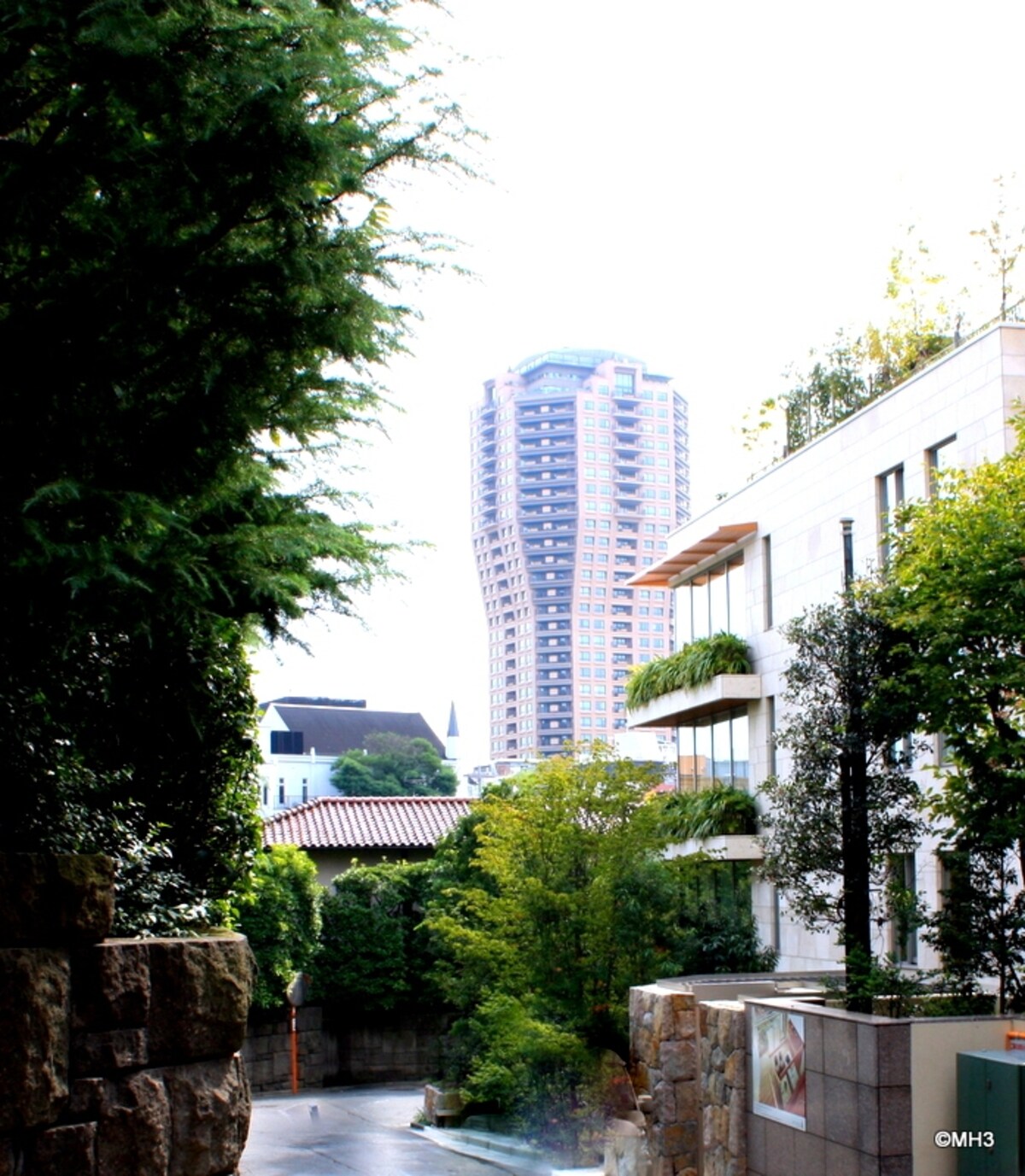 3Aの一画、「港区元麻布」から撮影