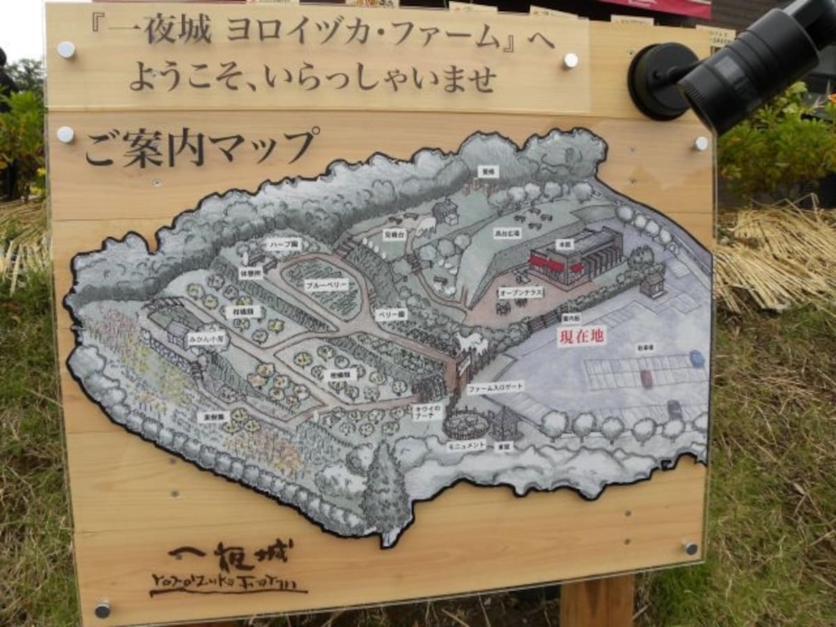 「一夜城 ヨロイヅカ・ファーム」の将来予定図
