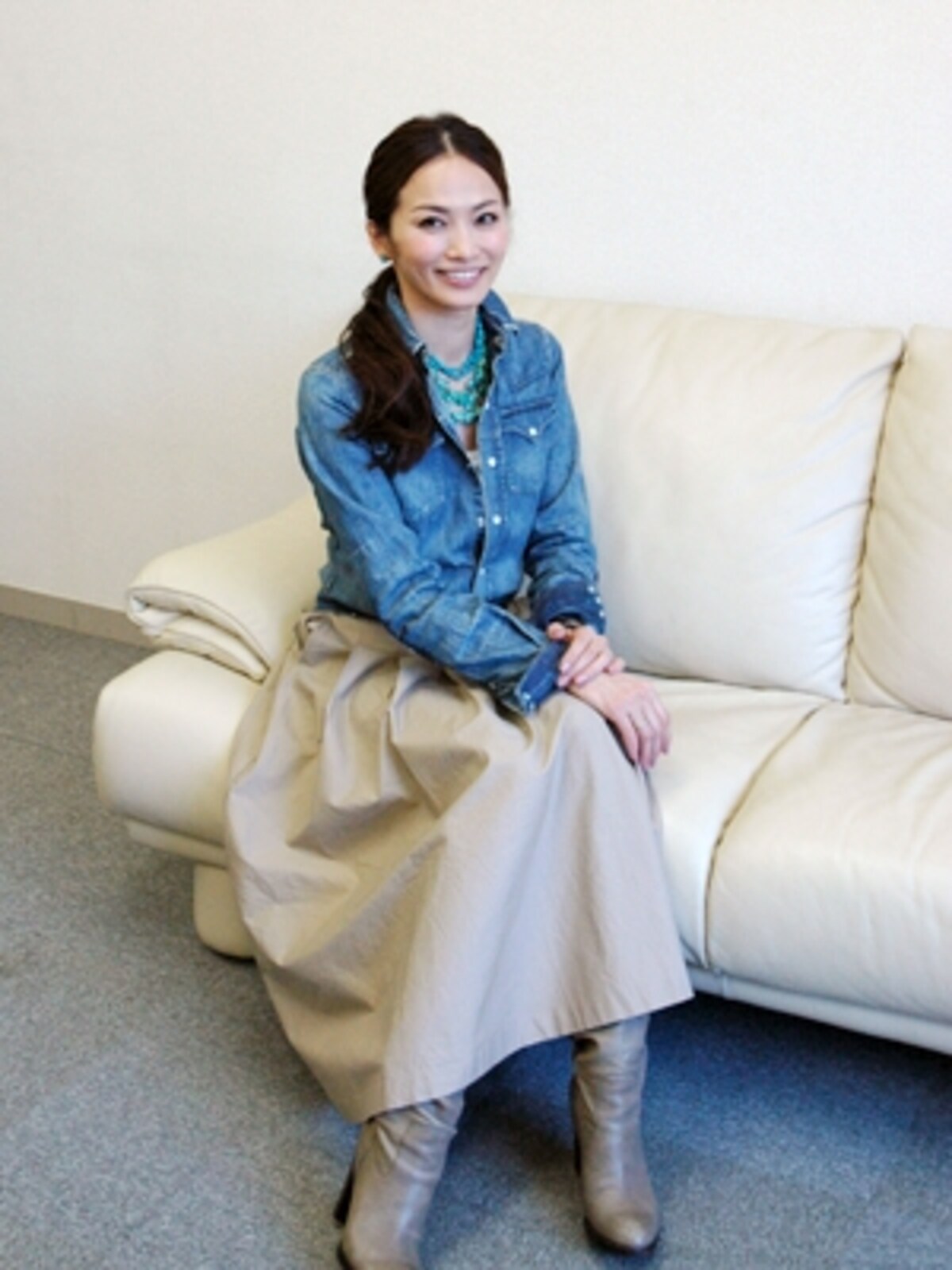 インテリアモデルの倉本康子さん