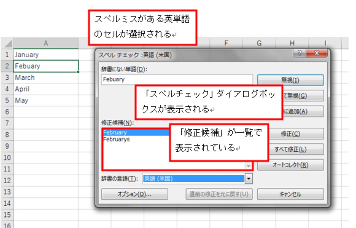 Excel2016の操作画面