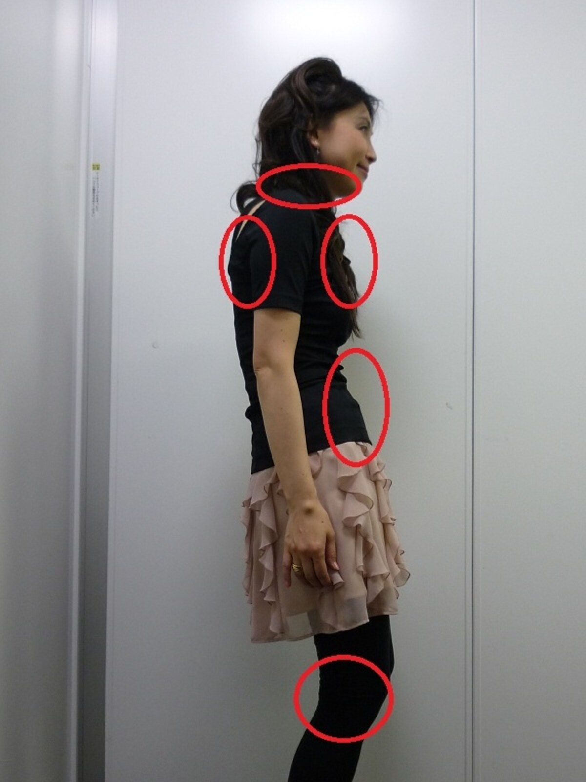 リンパを滞らせる姿勢