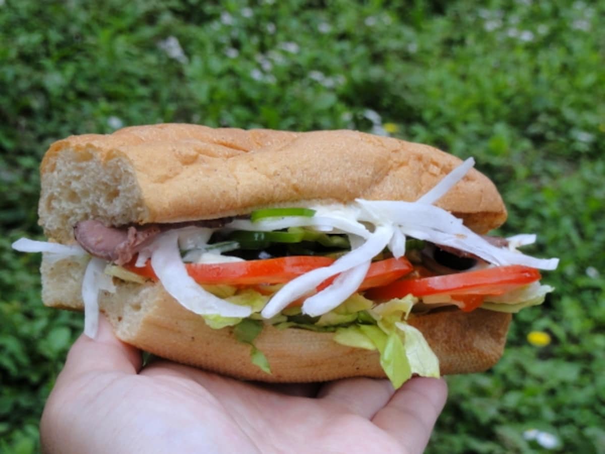 本日はSUBWAYのローストビーフサンドイッチ