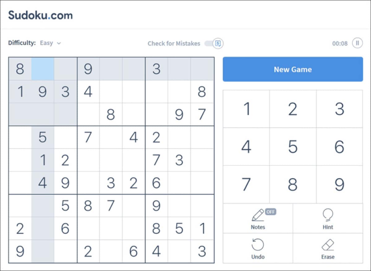 ナンプレ無料・数独無料プリント Sudoku.com