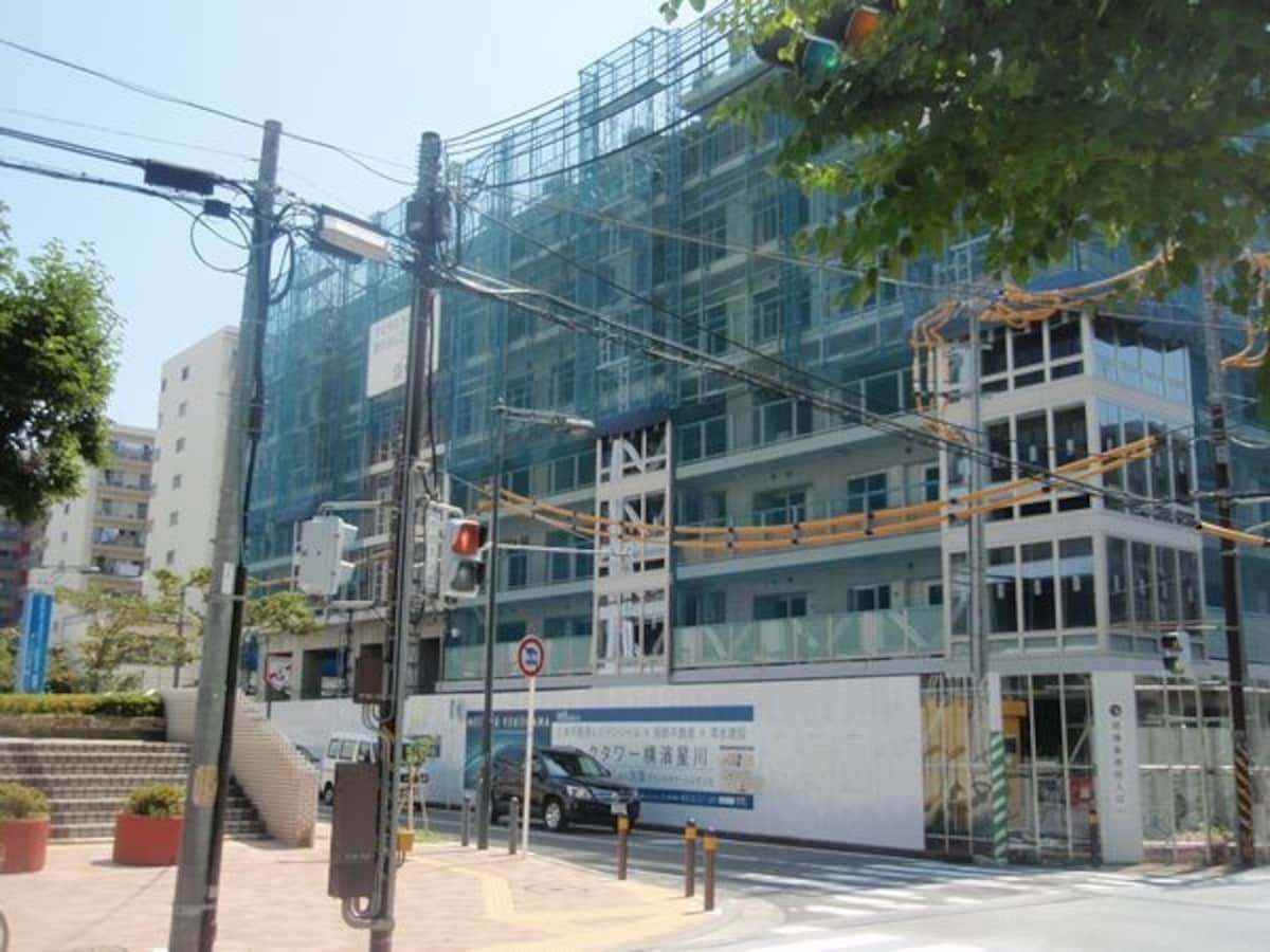 保土ヶ谷区役所の向かいに建設中のパークタワー横浜星川