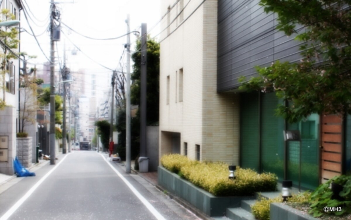 「池田山」の町並み