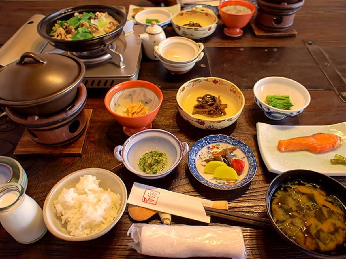 肘折温泉 丸屋旅館の朝食