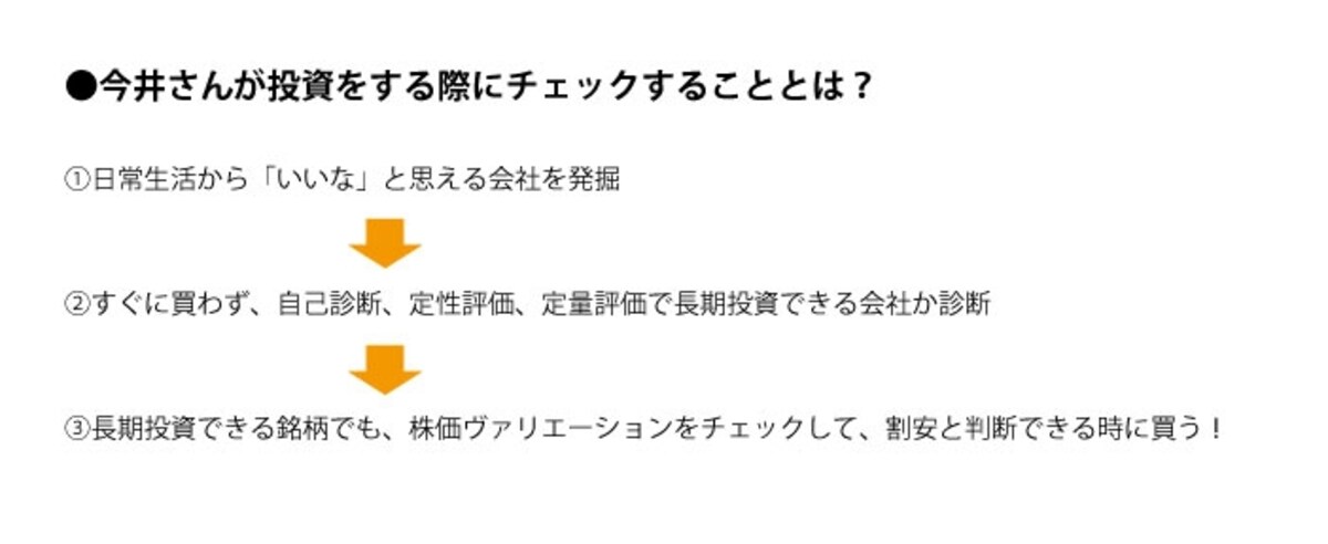 今井さんの銘柄選びの仕方