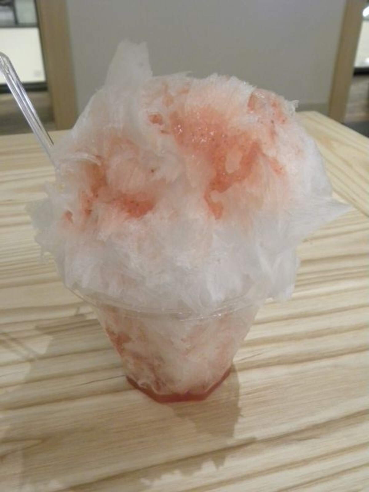 「とちまるショップ」の「日光の天然氷のかき氷」（600円）