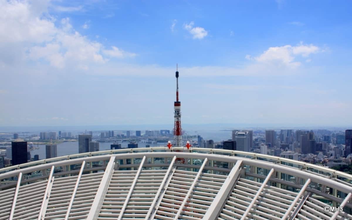 東京タワーの特別展望台（地上250m部分）と目線は同等？