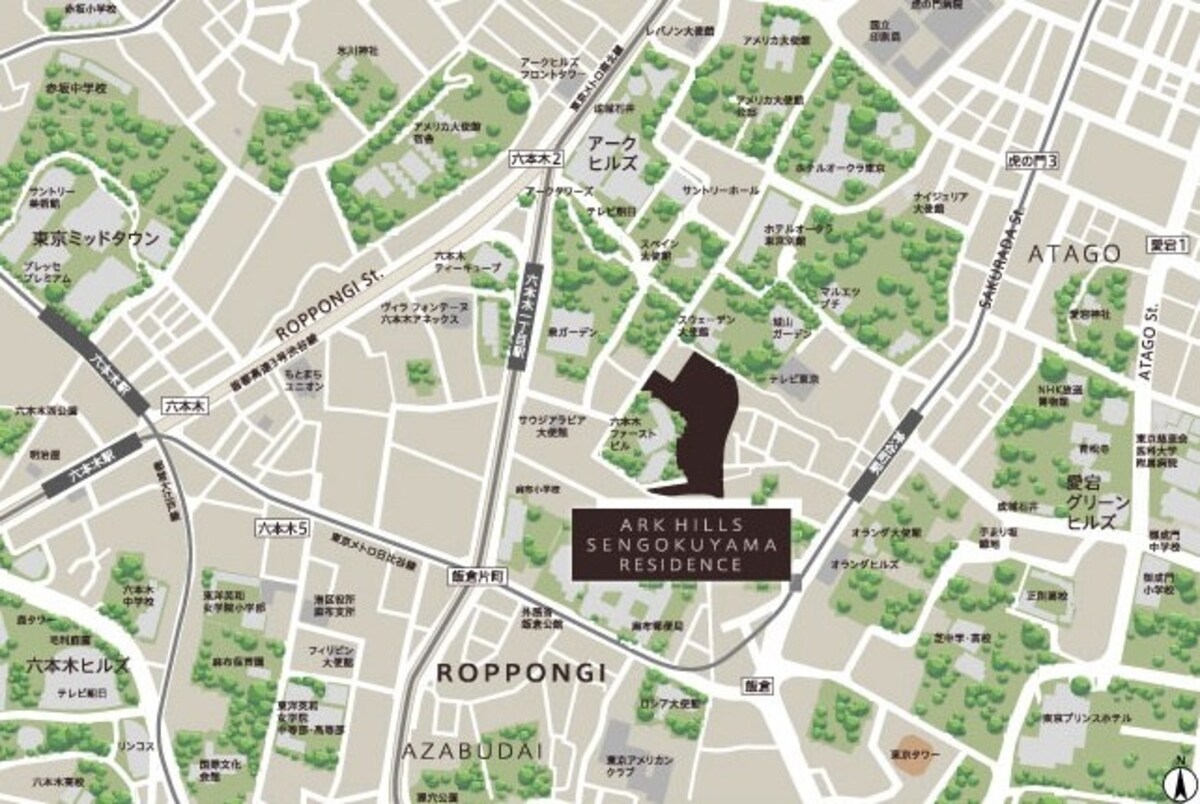現地案内図
