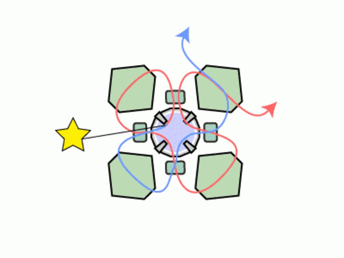 チャーム付きクロスペンダント