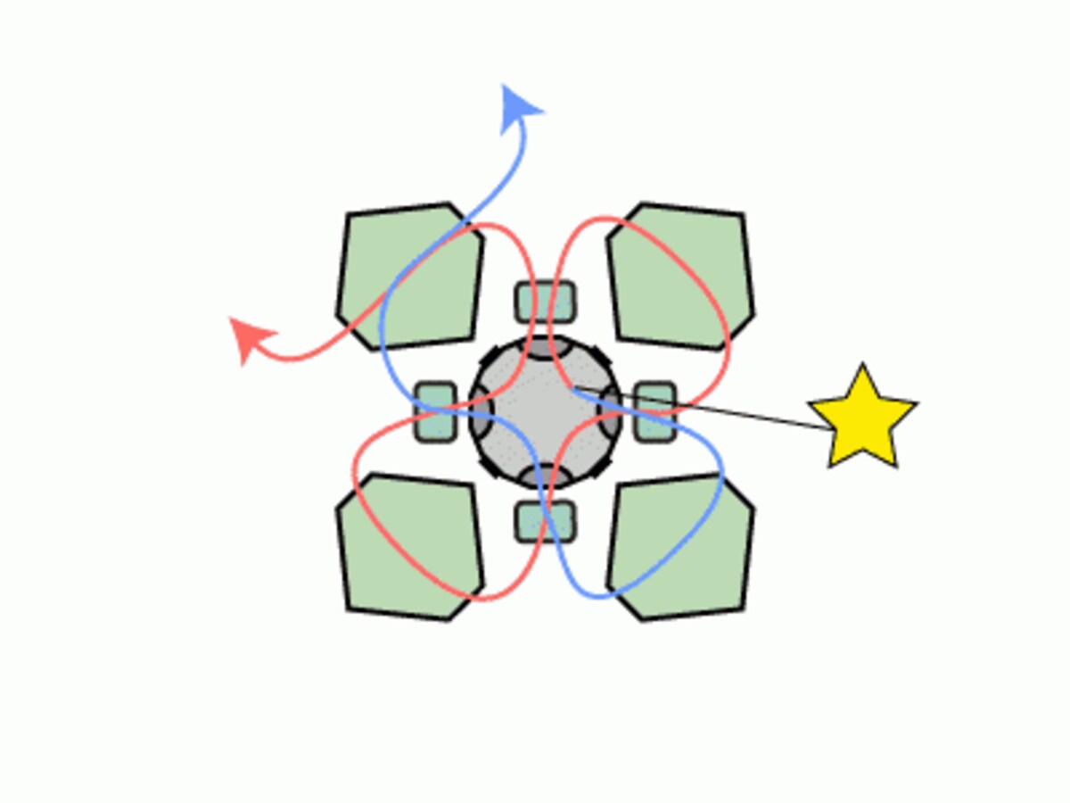チャーム付きクロスペンダント