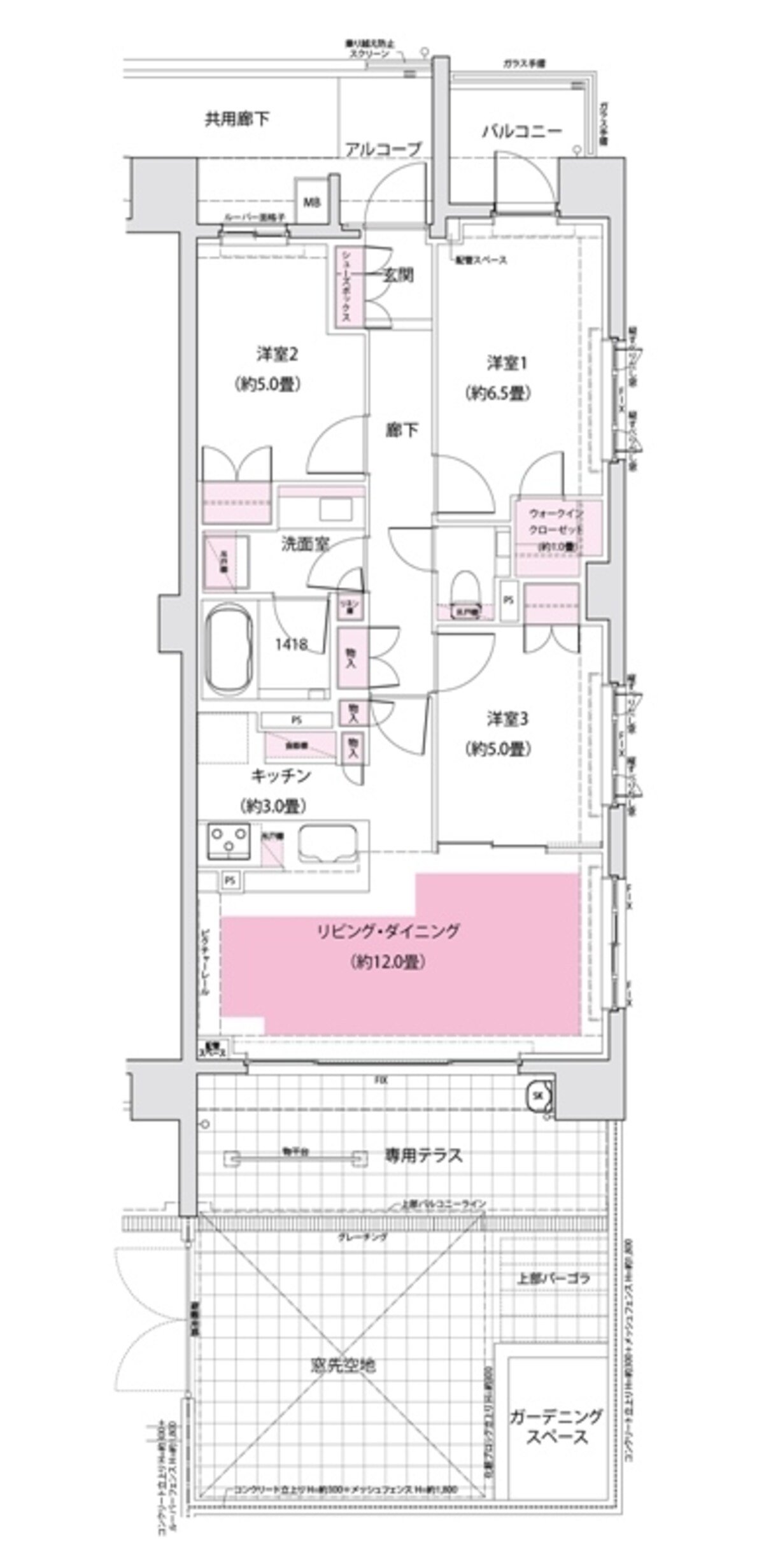 間取り図（Dgタイプ）