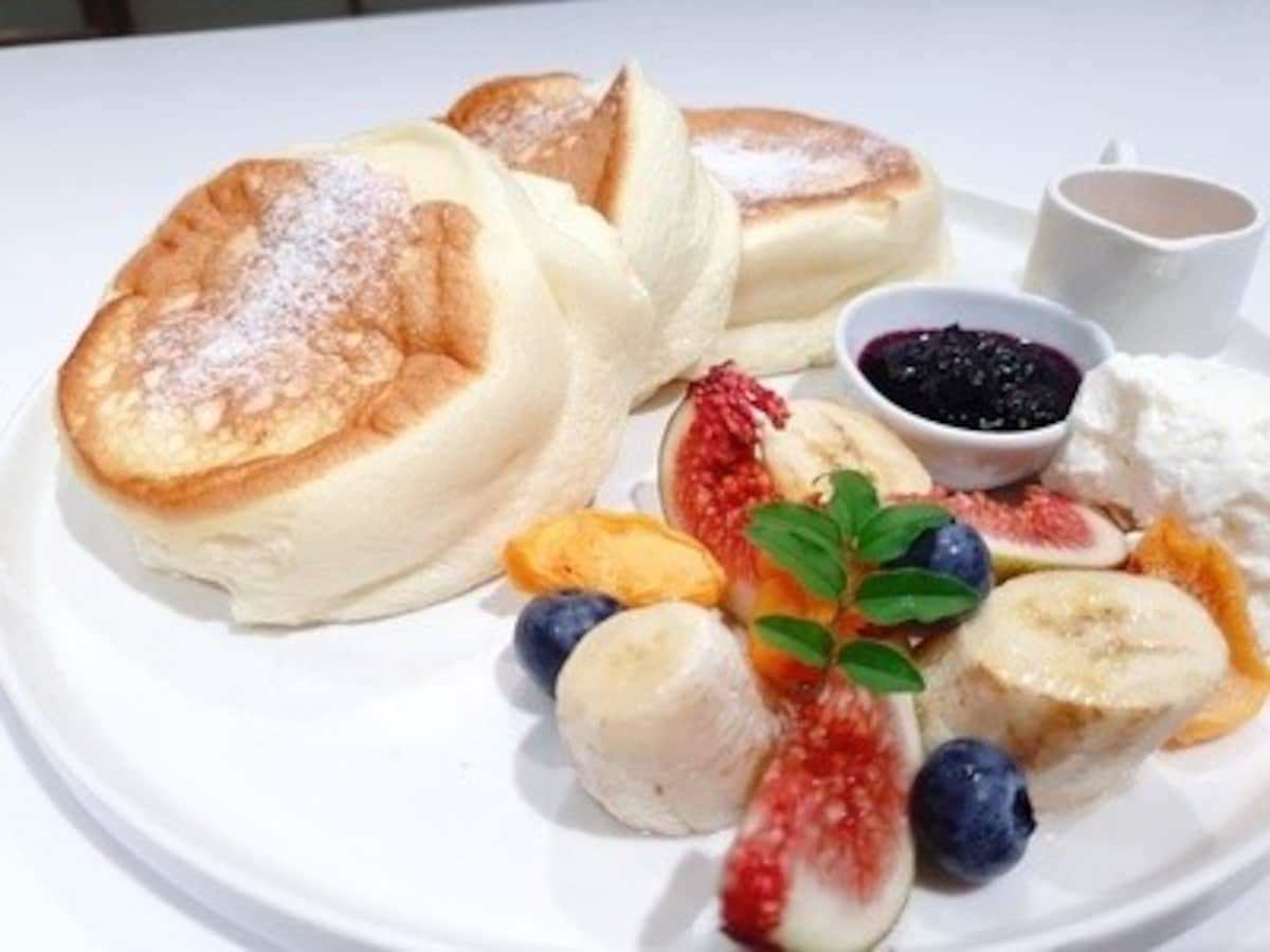 イニスフリーグリーンカフェのふわふわパンケーキ