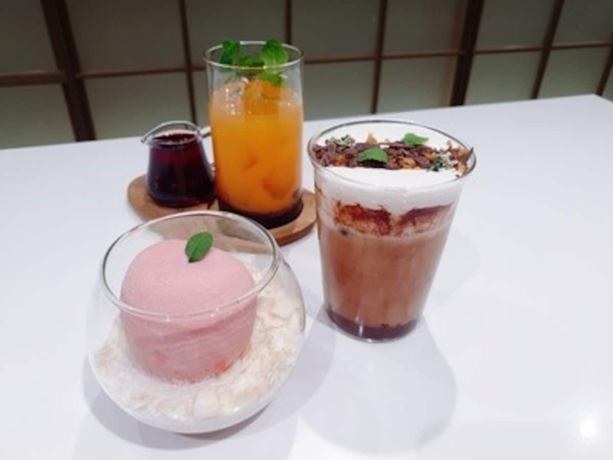 イニスフリーグリーンカフェのスイーツ