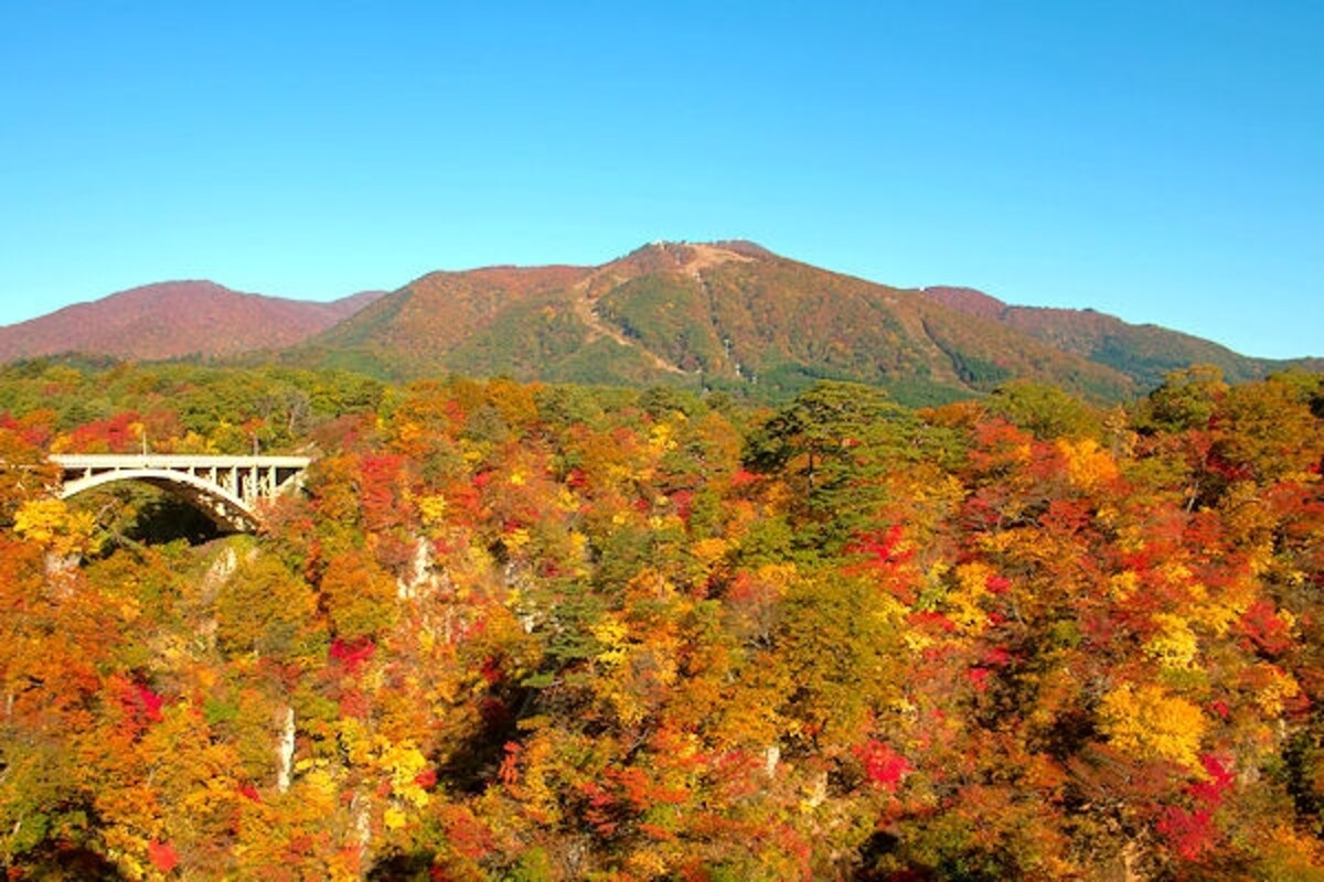 鳴子峡の紅葉