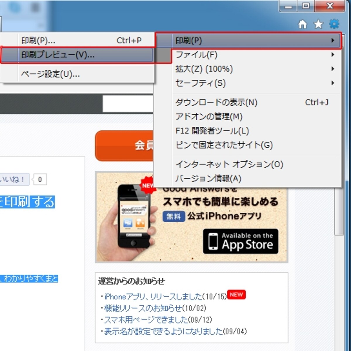 IE9 印刷