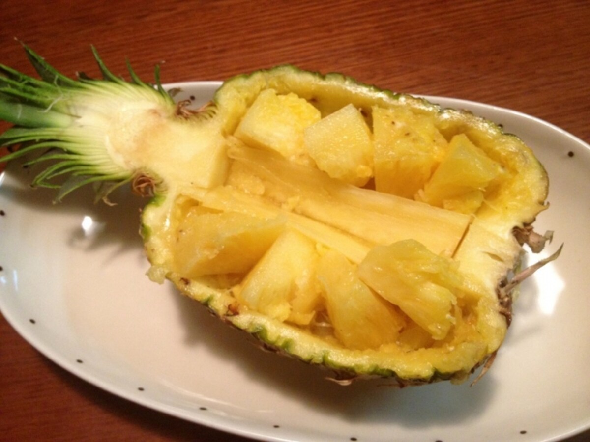 これこそパイナップル！の飾り切り