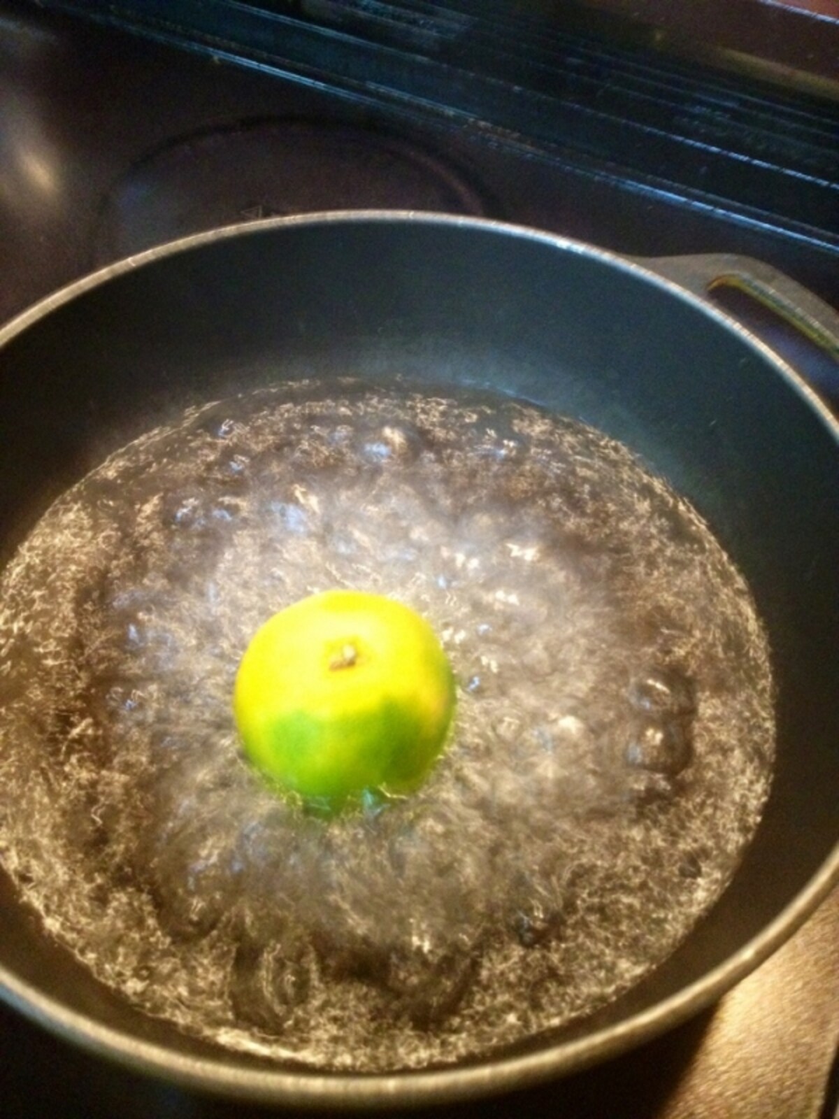 1.熱湯に2分つける　
