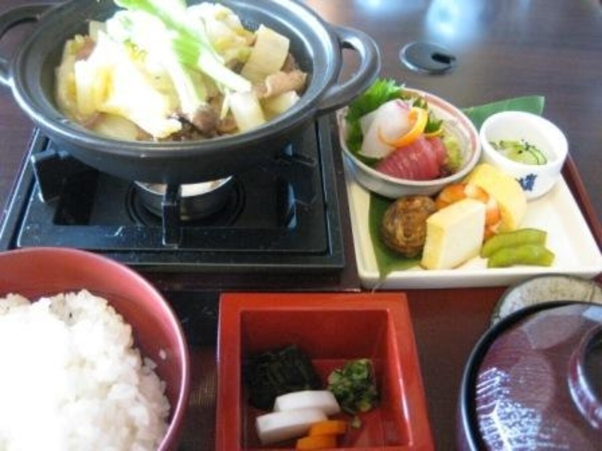 ランチの「美酒鍋御膳」 1500円