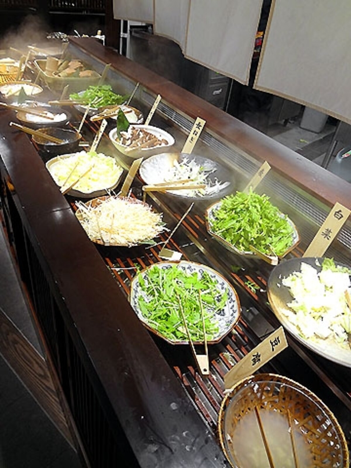 菜の庵  料理台
