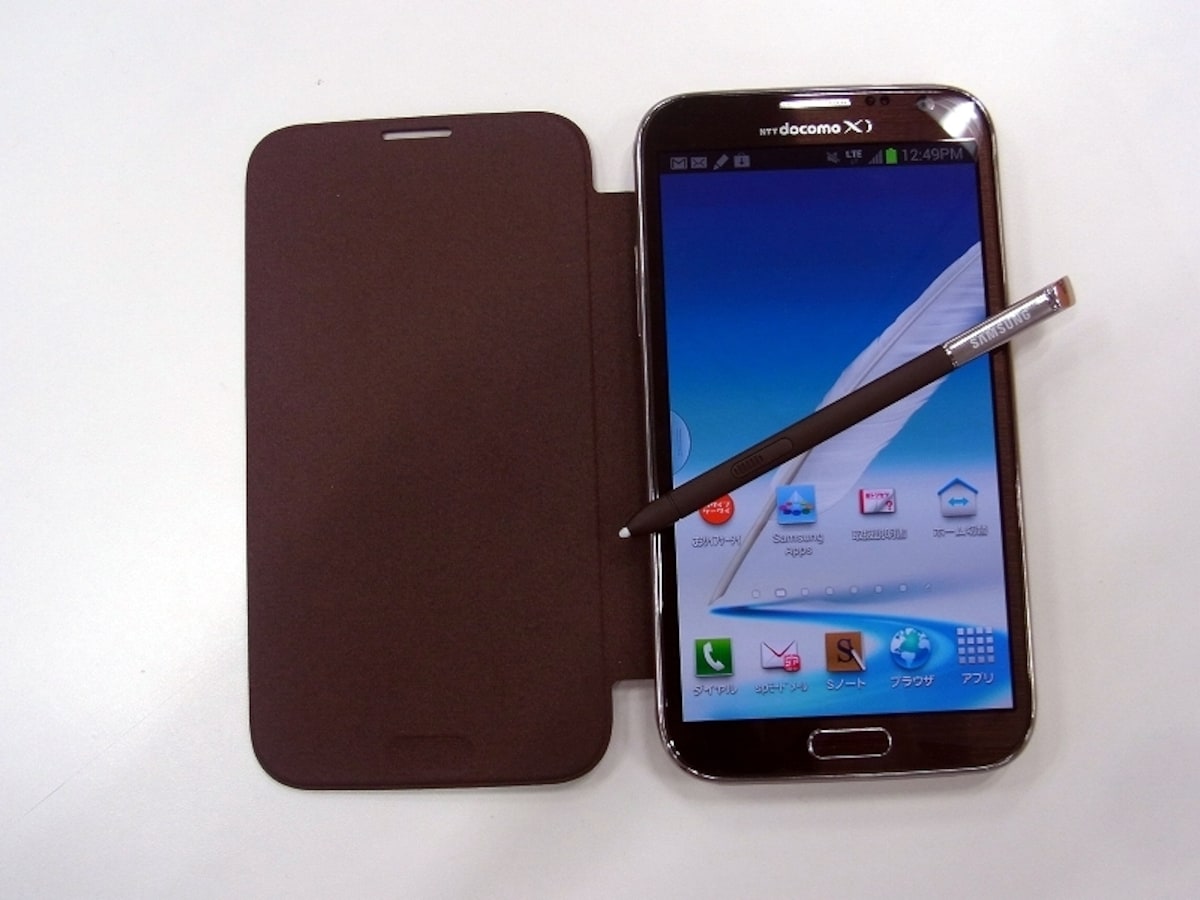 紙の手帳のように書けるようになったGALAXY Note II SC-02E