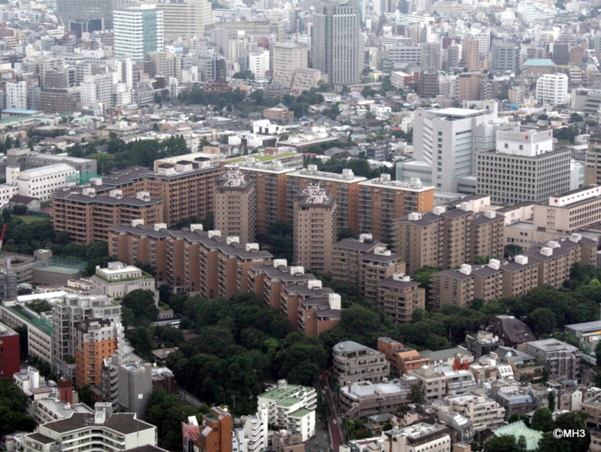 三菱地所が設計した代表作「広尾ガーデンヒルズ」
