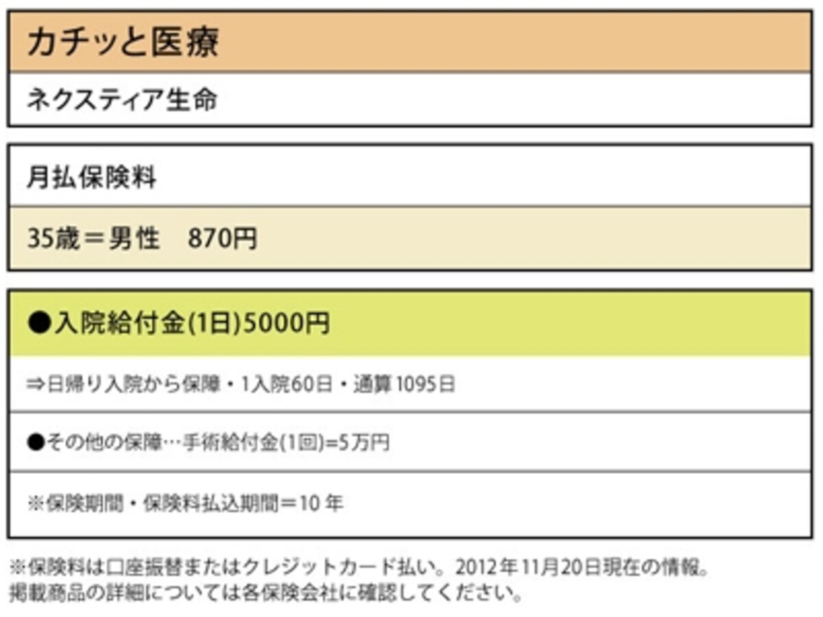 ネクスティア生命「カチッと医療」
