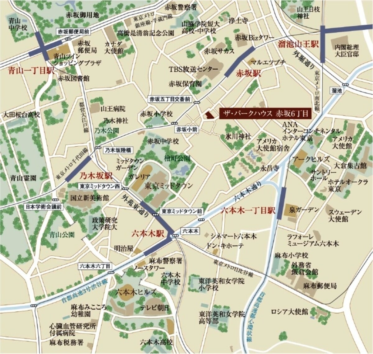 現地周辺地図