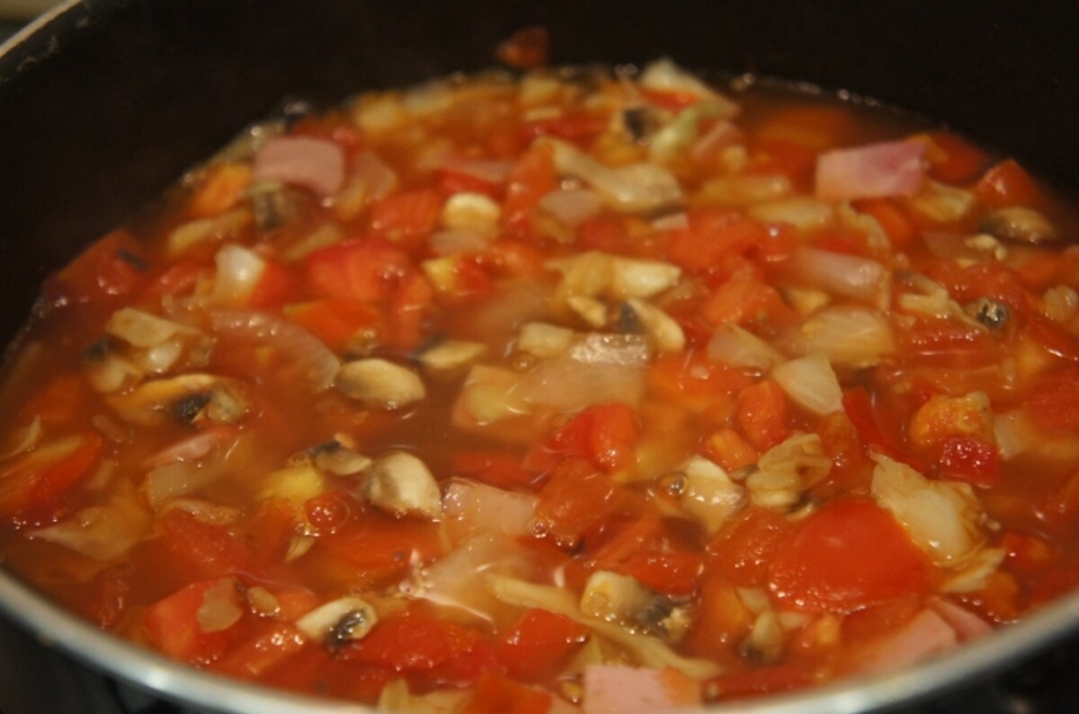 たっぷり野菜のミネストローネ