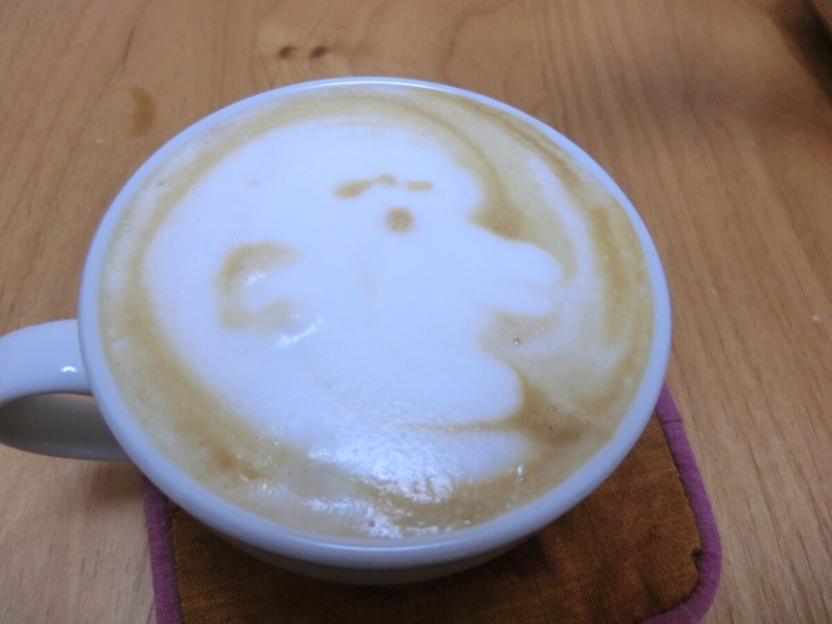 なかなかバリスタの先生のようにはいかない…