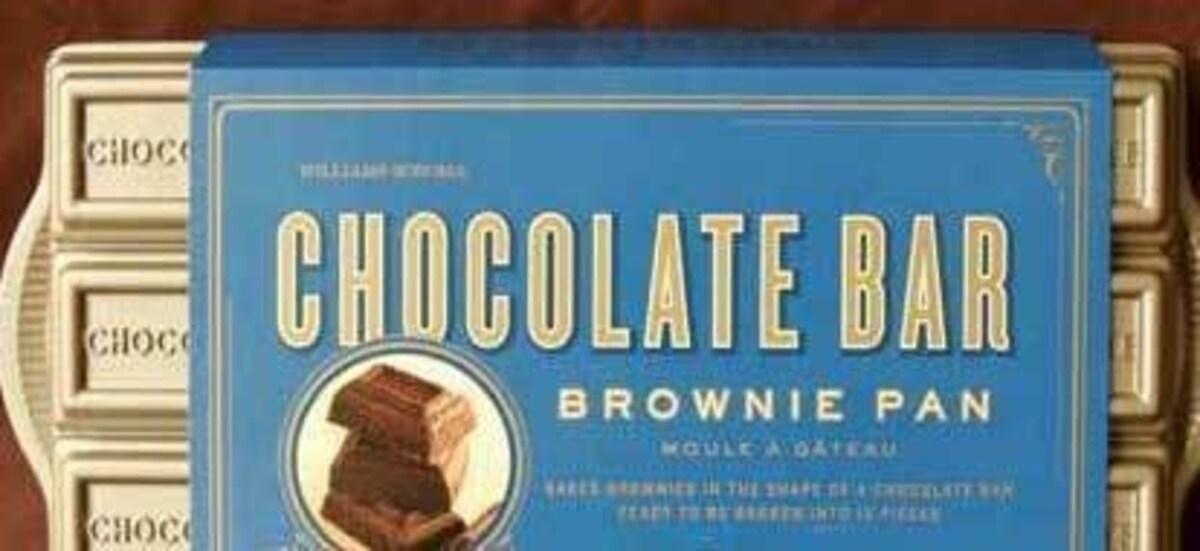 Nordic Ware Chocolate Bar Brownie Pan