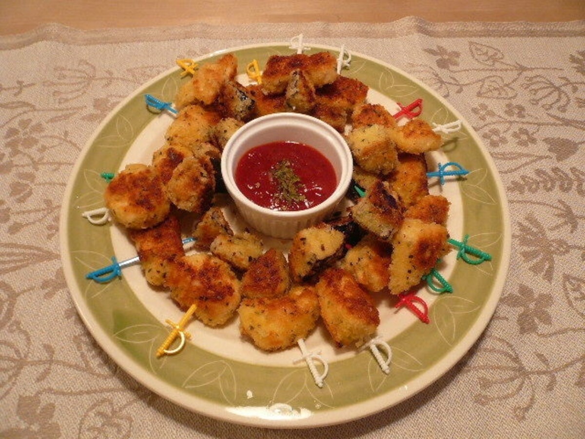チキンとなすのチーズ焼き　