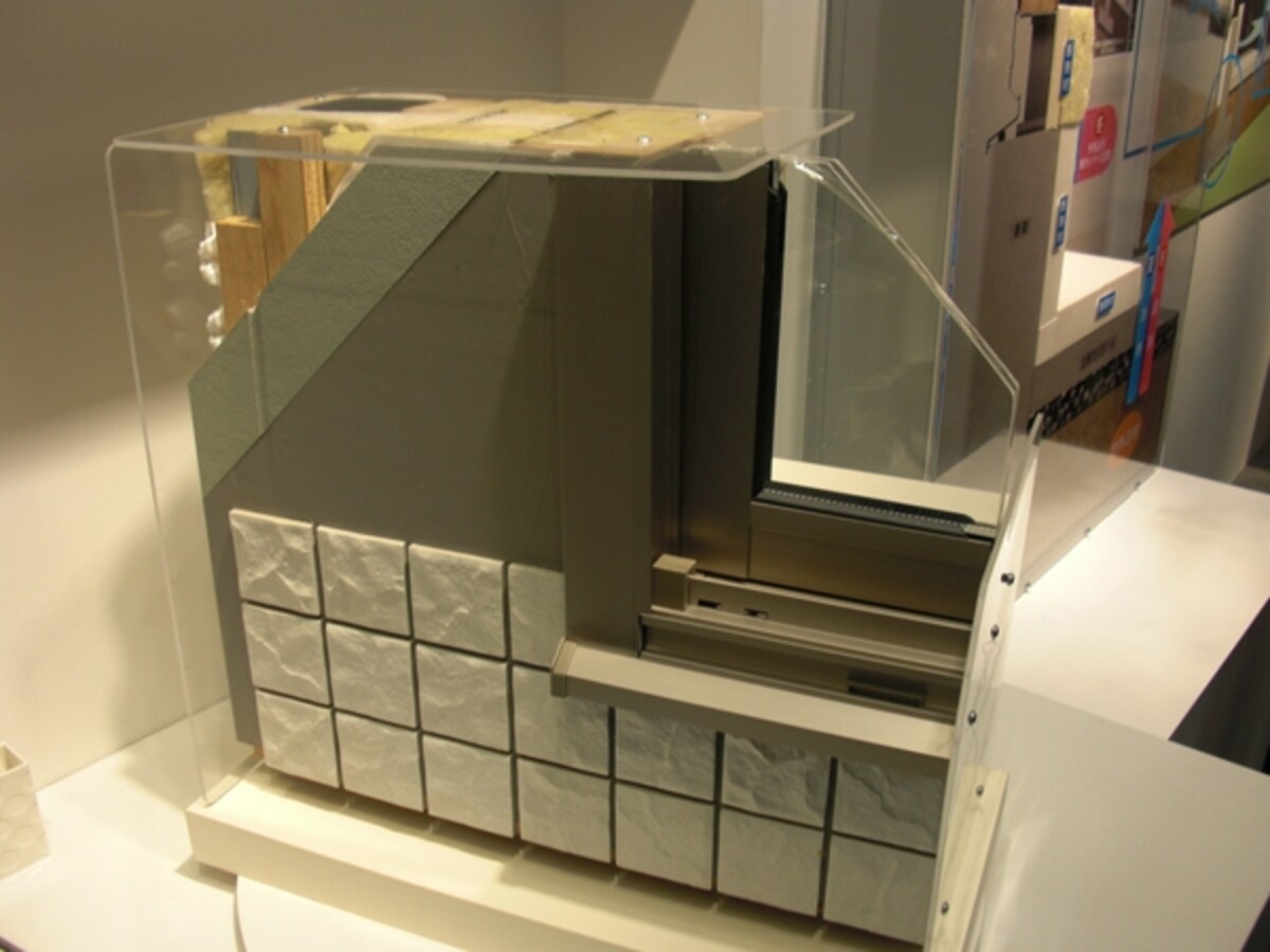 断熱施工の模型