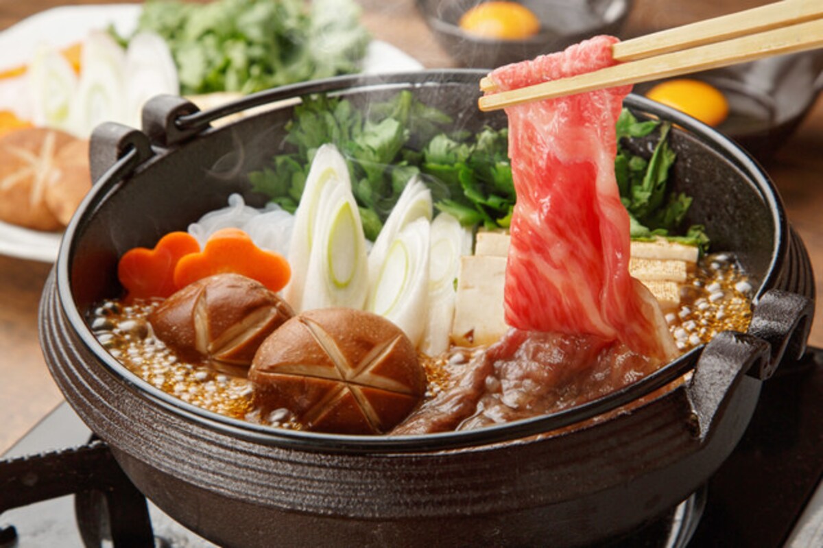 ごちそうすき焼きは、食べ方に工夫を！