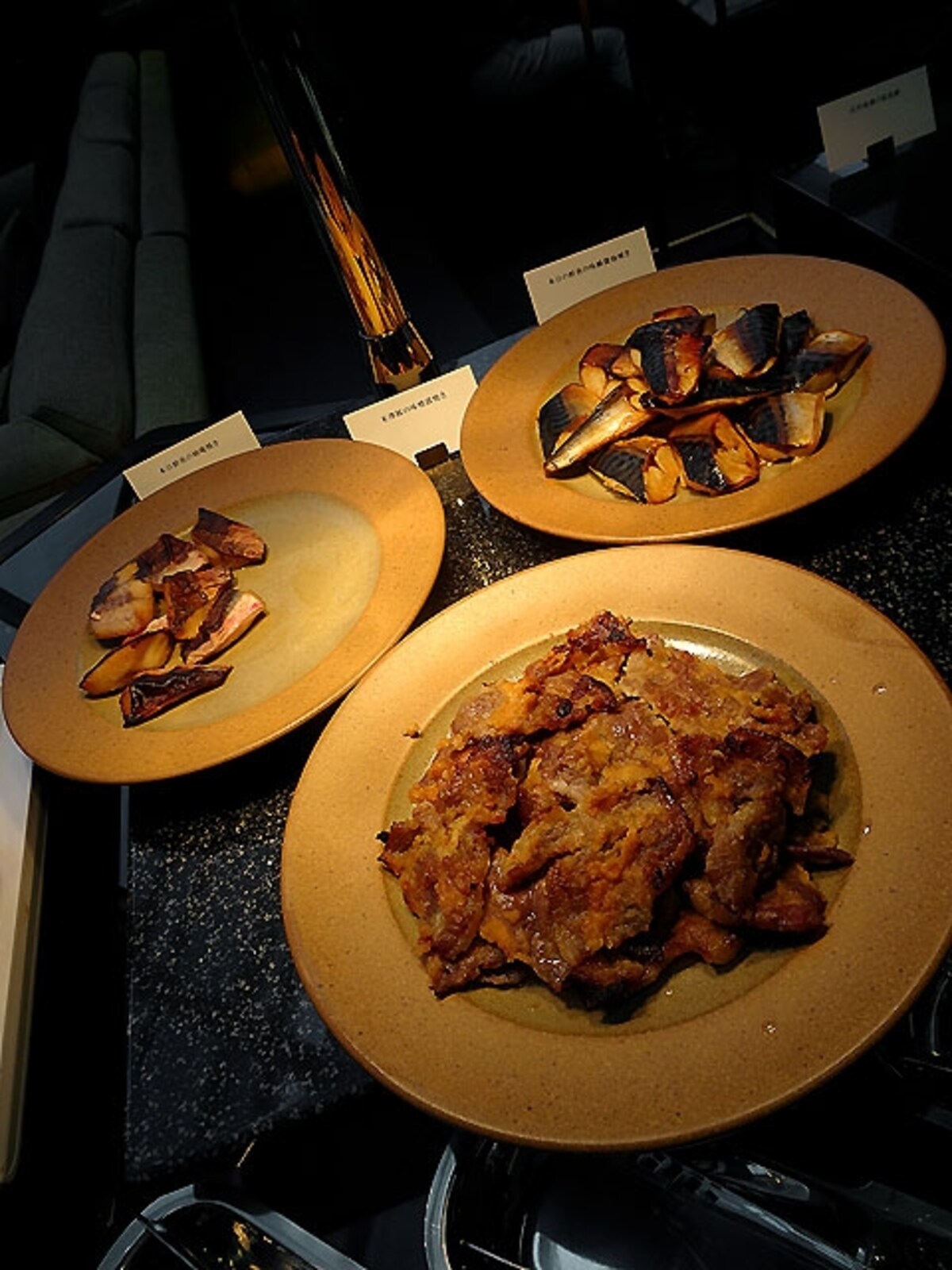 肉料理と魚料理