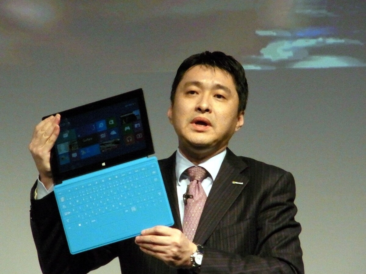 PCではなくタブレットとしてWindows RT搭載のSurface RTを選択したとマイクロソフト横井伸好氏
