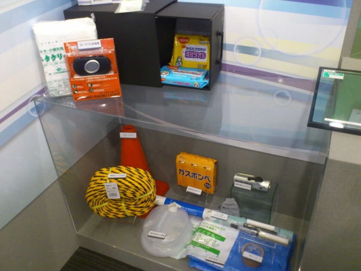 防災ボックスの備品