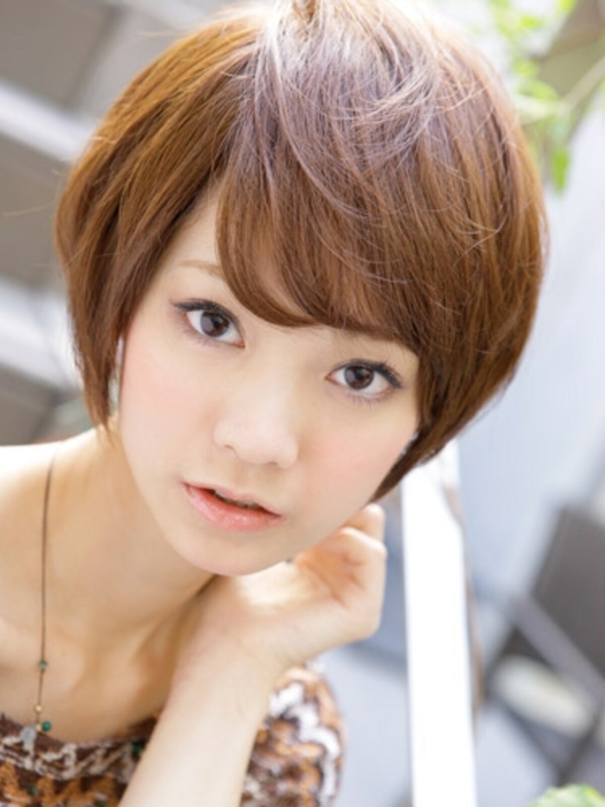 すっきり小顔ショート