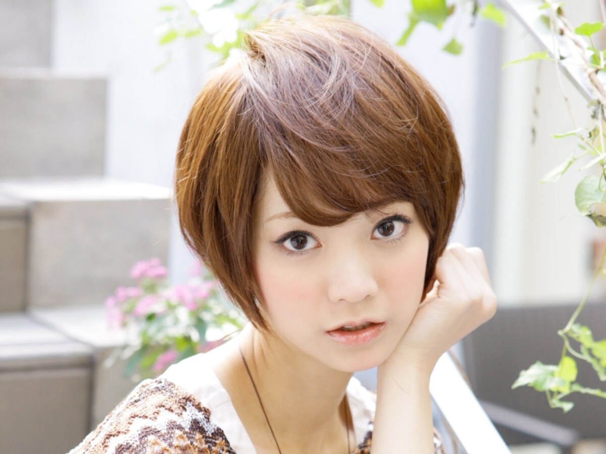 すっきり小顔ショート