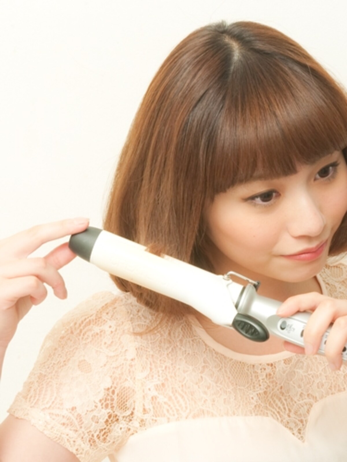 32mmのアイロンを使用