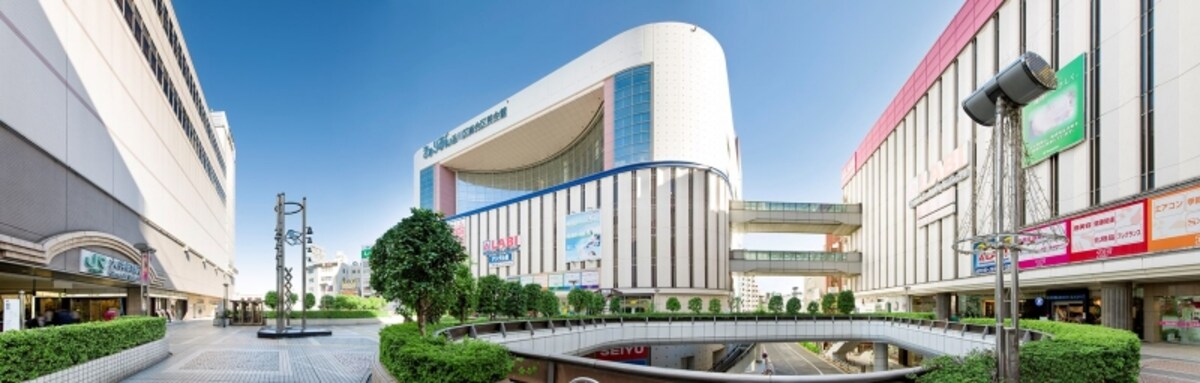 　正面の建物が大井町駅前「きゅりあん（約240m/徒歩3分）」