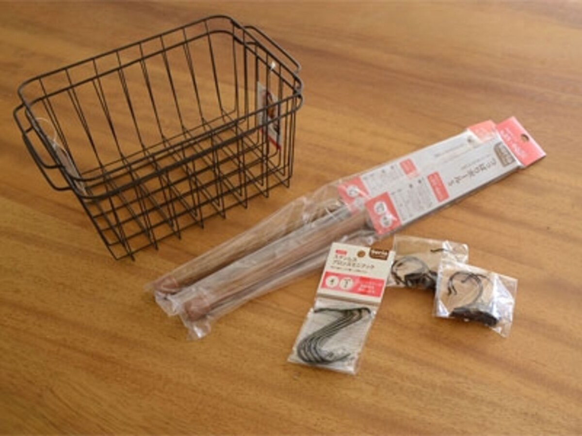 即席つっぱり棒収納